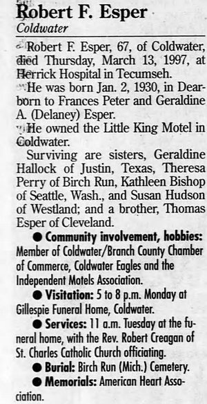 Little King Motel - March 1997 Another Former Owner Passes Away (newer photo)